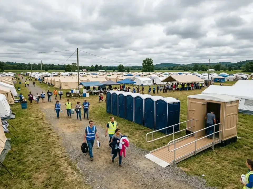 disaster-relief-camp-restrooms-010 — frequently asked questions, Dumpster & Portable Bathrooms Rental in Mountain Top, PA